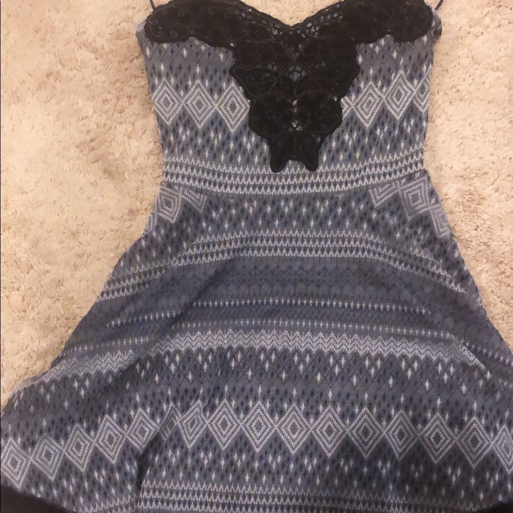 Free people strapless dress medium